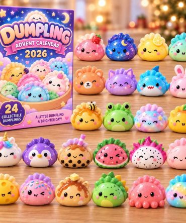 2026 Cute Dumpling Friends Advent Calendar — 24-Day Acrylic Charm Countdown With Adorable Kawaii Dumpling Pal Charms