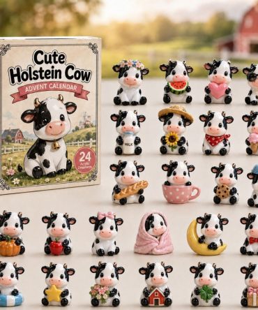 Cute Holstein Cow Advent 2026 — 24-Day Collector’S Countdown With Playful Holstein Acrylic Charms