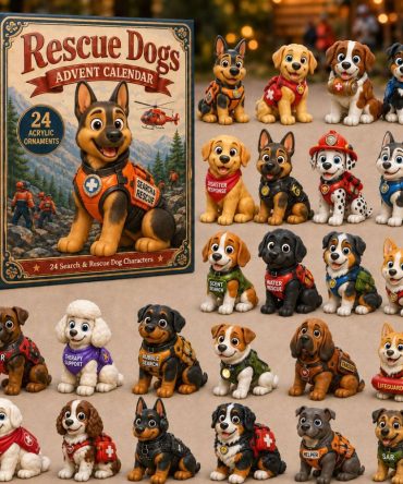 2026 Rescue Dogs Advent Calendar — 24-Day Count To Christmas With Heartwarming Acrylic Charms, Support Animal Rescue Fans