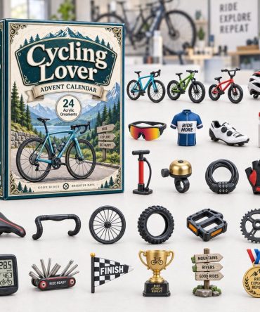 2026 Cycling Enthusiast Advent Countdown - 24-Day Bike-Themed Acrylic Charm Calendar, Ideal Gift For Cyclists & Road Trail Riders
