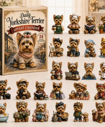 Charming Yorkshire Terrier Advent Calendar 2026 — 24-Day Acrylic Charm Countdown, Cute Yorkie Gifts For Dog Lovers
