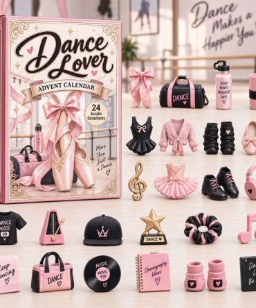 Dance Lover Girl 2026 Advent Calendar — 24-Day Ballerina Countdown With Elegant Acrylic Dance Charms, Gift For Young Dancers & Fans