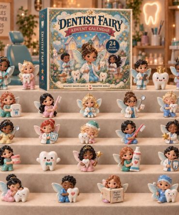 2026 Dental Fairy Countdown Calendar — 24 Acrylic Charms, Tooth Fairy Gifts & Dentist-Themed Holiday Surprise