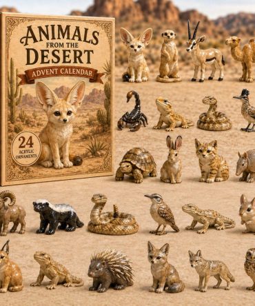 Desert Animals Advent 2026 — 24-Day Countdown With Durable Acrylic Charms Celebrating Desert Wildlife