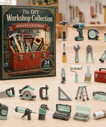Diy Workshop Tools Advent Calendar 2026 — 24 Handy Acrylic Tool Charms, Perfect Gadget Gift For Makers & Crafters