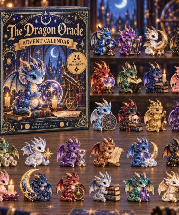 2026 Dragon Oracle 24-Day Mystical Advent Calendar - Acrylic Charms, Fortune-Inspired Countdown, Unique Gift For Fantasy Fans