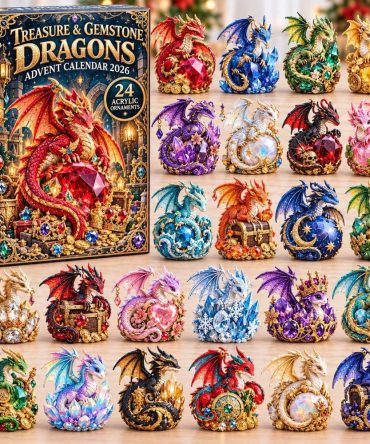 Dragon Wizard Academy Advent Countdown 2026 — 24-Day Magical Acrylic Charm Calendar For Fans, Collectors & Gift Giving