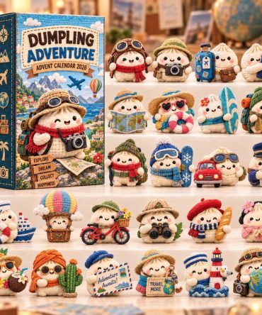 Dumpling Adventure Explorer Calendar — 24-Day Travel & Adventure-Themed Acrylic Charm Countdown For Kids & Collectors
