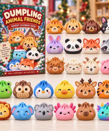 Adopt Dumpling Animal Friends — 2026 24-Day Advent Calendar With 24 Cute Acrylic Pet Charms, Kids & Collectors Gift