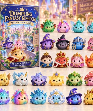 Dumpling Fantasy Kingdom 2026 Advent — 24 Enchanted Acrylic Charms, Magical Countdown Calendar For Kids & Collectors