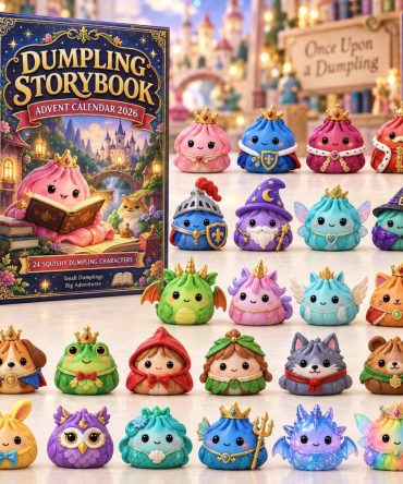 Dumpling Storybook Countdown 2026 — 24-Day Advent Calendar With Fairy-Tale Acrylic Charms, Imaginative Holiday Gift