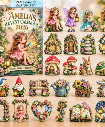 Enchanted Fairy Garden 2026 Magical Countdown — 24-Day Fairy-Themed Advent Calendar With Acrylic Charms, Whimsical Holiday Gift For Kids