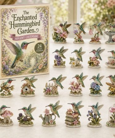 Enchanted Garden 2026 Advent Calendar — 24 Floral Acrylic Charms, Botanical Holiday Countdown, Gifts For Garden Lovers