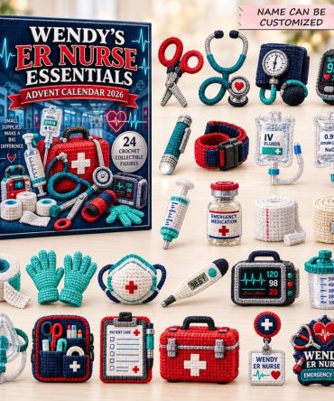 2026 Er Nurse Advent Calendar — 24-Day Emergency Room Countdown With Medical Acrylic Charms, Thoughtful Holiday Gift
