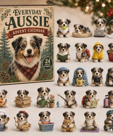 Everyday Aussie Dog Advent Calendar 2026 — 24-Adorable Acrylic Australian Shepherd Charms, Perfect Dog Lover Gift