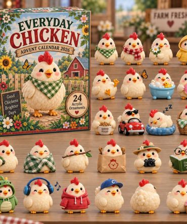 Everyday Chicken 2026 Charming Countdown — 24-Day Everyday Chicken Advent Calendar With Acrylic Charms, Cute Gift & Home Accent