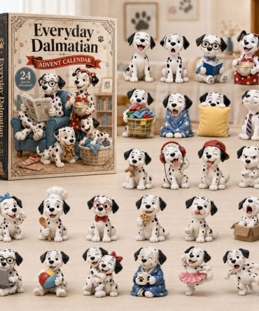 Everyday Dalmatian Blue 2026 Advent Calendar — 24-Day Acrylic Charm Countdown With Stylish Blue Dalmatian Icons