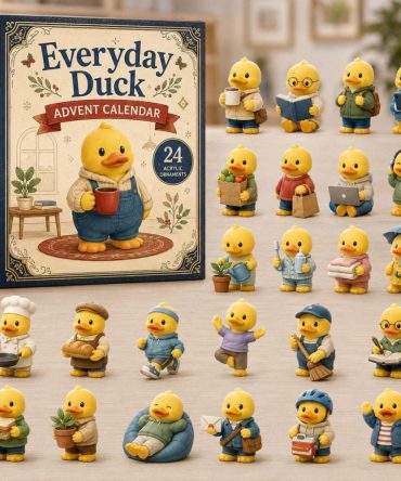 Everyday Duck 2026 Countdown — 24 Cute Acrylic Charms, Charming Holiday Advent Calendar For Kids & Duck Fans
