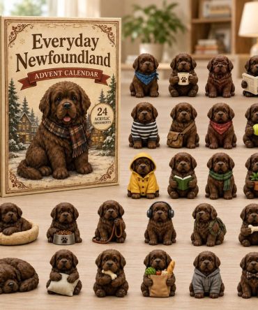 Everyday Newfoundland Dog Advent Calendar 2026 — 24-Day Acrylic Charm Countdown, Heartfelt Gifts For Newfoundland Owners & Dog Lovers