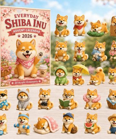 2026 Everyday Shiba Inu Advent Calendar - 24-Day Countdown With Cute Acrylic Charms, Perfect Gift For Shiba Inu Lovers