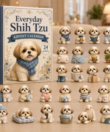 Everyday Shih Tzu Advent Countdown 2026 — 24-Day Acrylic Charm Calendar For Dog Lovers, Cute Shih Tzu Gifts & Collectible Keepsakes