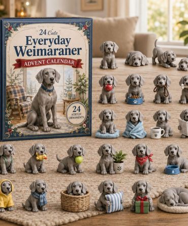 Everyday Weimaraner 2026 Advent Calendar — 24-Day Charm Countdown Featuring Daily Dog Moments, Ideal For Weim Fans