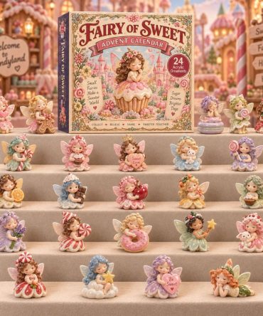2026 Sweet Fairy Charm Advent Calendar — 24-Day Enchanted Acrylic Charms For Kids & Collectors, Holiday Countdown