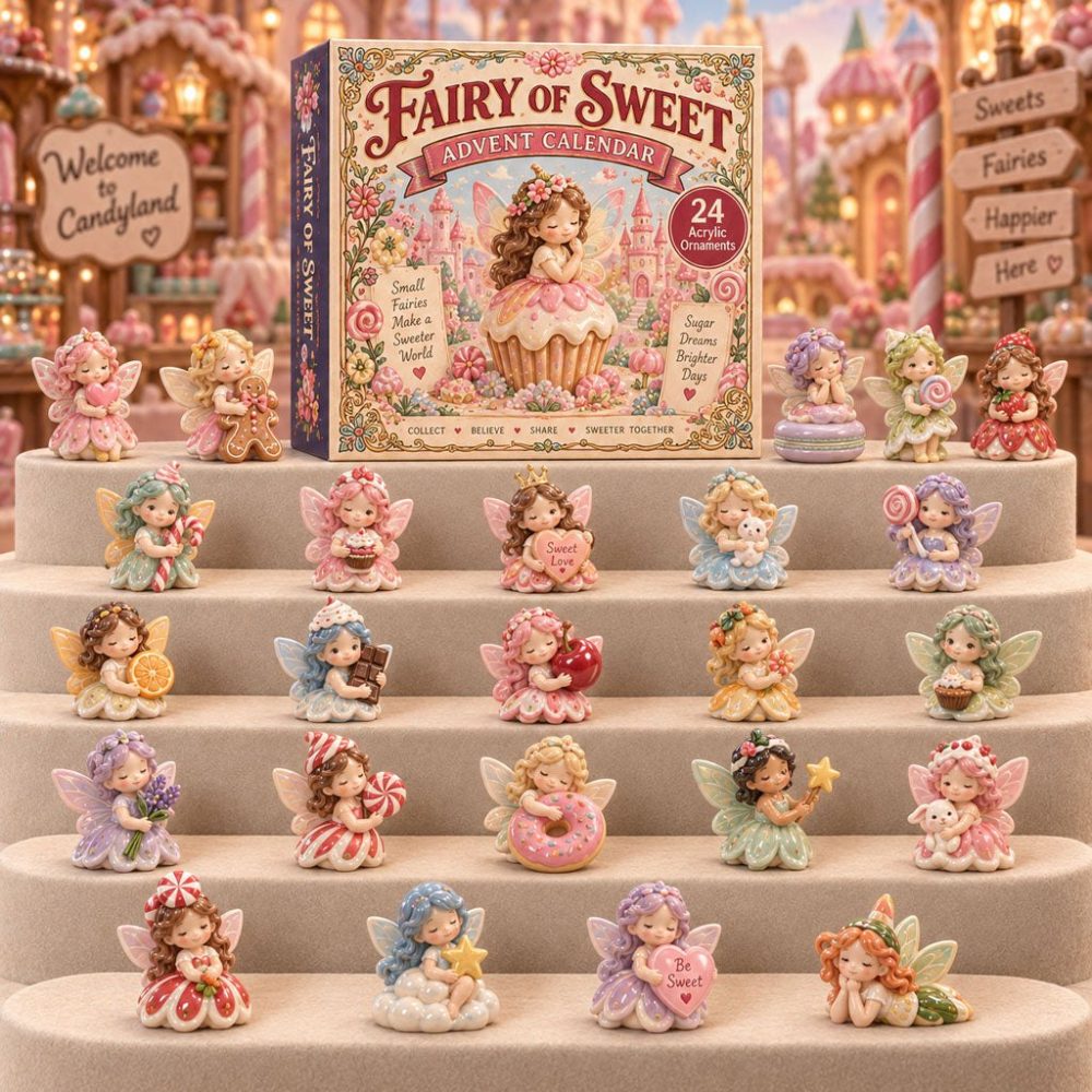 2026 Sweet Fairy Charm Advent Calendar — 24-Day Enchanted Acrylic Charms For Kids & Collectors, Holiday Countdown