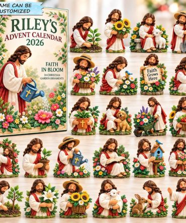 Faith In Bloom 2026 Inspirational Countdown — 24-Day Floral Faith Advent Calendar With Acrylic Charms, Perfect Christian Gift & Keepsake
