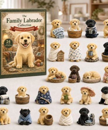 2026 Family Labrador Advent Calendar - 24-Day Countdown With Acrylic Charms, Heartwarming Collectibles For Dog Families & Gifts