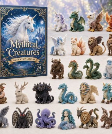 2026 Fantasy Creatures Advent Calendar - 24-Day Magical Countdown With Acrylic Charms, Collectible Mythical Figures & Holiday Gift