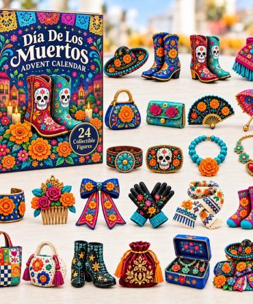 Fashion Folk Accessories Advent Calendar 2026 — 24-Day Trendy Acrylic Charm Set Of Mini Jewelry, Hats & Bags For Style Lovers