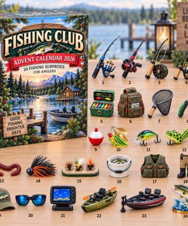 Fishing Club Holiday Countdown — 24-Day Advent Calendar With Fishing-Themed Acrylic Charms, Perfect Gift For Anglers