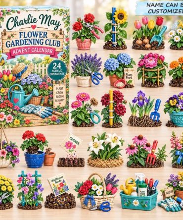 2026 Flower Gardener Advent Calendar - 24 Floral-Themed Days With Acrylic Charms, Bloom-Inspired Surprises & Gift-Ready Box