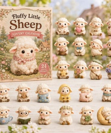 Adorable Fluffy Sheep 2026 Countdown — 24 Acrylic Charm Surprises, Cozy Holiday Gift For Kids & Collectors