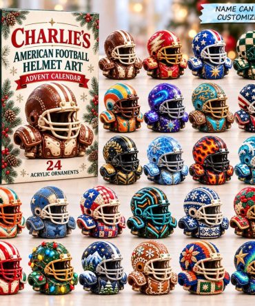2026 Football Collection Advent Calendar — 24-Day Locker-Style Countdown With Mini Acrylic Charms, Ultimate Fan Holiday Gift