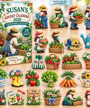 Garden Mom 2026 Christmas Countdown — 24-Day Decorative Advent Calendar With Acrylic Garden Charms, Perfect Gift & Keepsake