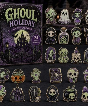 Ghoul Holiday Advent Calendar 2026 - 24-Day Haunted Countdown With Collectible Acrylic Charms & Spooky Keepsakes