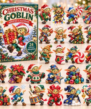 2026 Goblin Collection Countdown — 24 Mischievous Acrylic Goblin Charms For Halloween Antics, Collectible Decor & Party Favor Sets