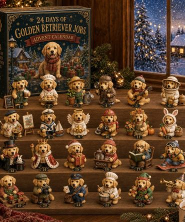 Golden Retriever Jobs Advent 2026 – 24-Day Acrylic Charm Set Featuring Working Dog Themes, Rescue & Service Icons