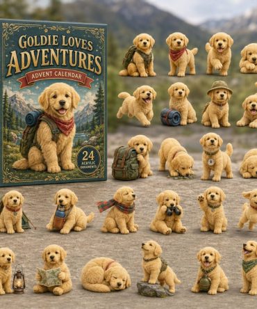 2026 Goldie Adventures 24-Day Advent Calendar With Premium Acrylic Charms - Playful Goldie Journey Countdown Gift For Fans & Kids