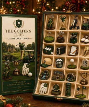 Golf Lovers Advent Calendar 2026 – 24-Day Tee-To-Green Countdown With Acrylic Golf Charms, Mini Clubs & Collectibles