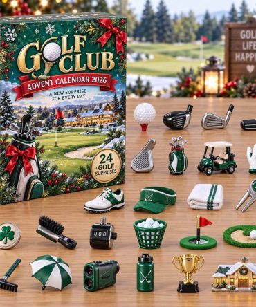 Golf Lovers Advent Calendar — 24-Day Deluxe Countdown With Themed Acrylic Charms, Perfect Gift For Golfers & Holiday Stockings