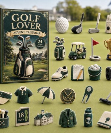 Golf Lover Advent Calendar 2026 - 24-Day Acrylic Charm Collection, Perfect Golf Gifts, Bag Tags & Holiday Decor