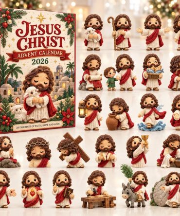 Good Shepherd Jesus Christ 2026 Advent Calendar — 24-Day Acrylic Charms Countdown, Bible-Themed Nativity Gifts For Families