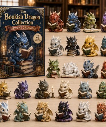 Gothic Dragon Advent Calendar 2026 - 24-Day Acrylic Charm Set, Dark Fantasy Dragon Charms For Collectors & Gifts