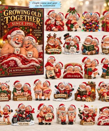 Timeless Togetherness 24-Day 2026 Christmas Countdown — Heartfelt Acrylic Charm Advent Set Celebrating Love & Shared Memories