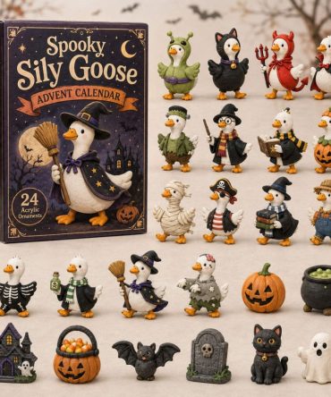Silly Goose Halloween 2026 Advent Calendar — 24-Day Acrylic Charm Countdown, Whimsical Goose Spooktacular Gift For Kids & Adults