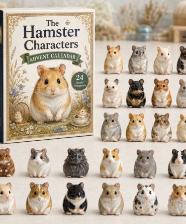 Adorable Hamster Characters 2026 Advent Calendar — 24-Day Acrylic Charm Countdown, Collectible Hamster Figurine Set & Gift