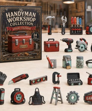 Handyman Workshop Tool Advent Calendar 2026 — 24-Door Acrylic Tool Charms, Perfect Gift For Diyers & Mechanics